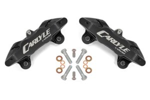 Chevrolet Corvette Brake Caliper Brackets - BMR Suspension - Black - `14-`19